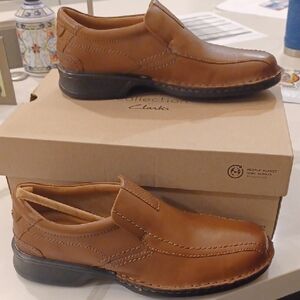 CLARKS COLLECTION ESCALADE STEP MEN'S SZ 7 BIG BOYS SZ 7 NWB DRESS SHOES
